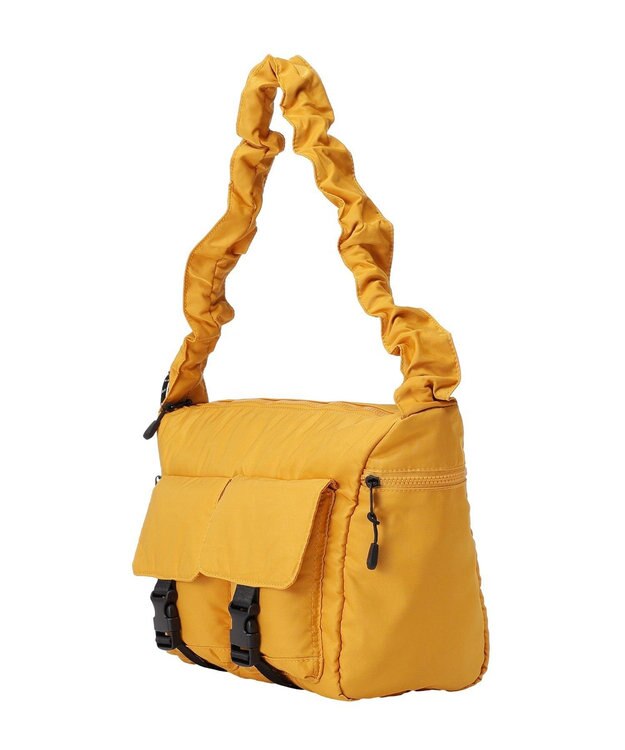 Green Parks ダブルフラップギャザーショルダー Yellow