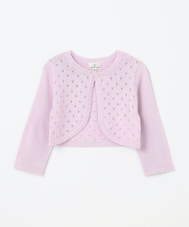 組曲 KIDS 【80~100㎝】ベビー ボレロ ピンク系