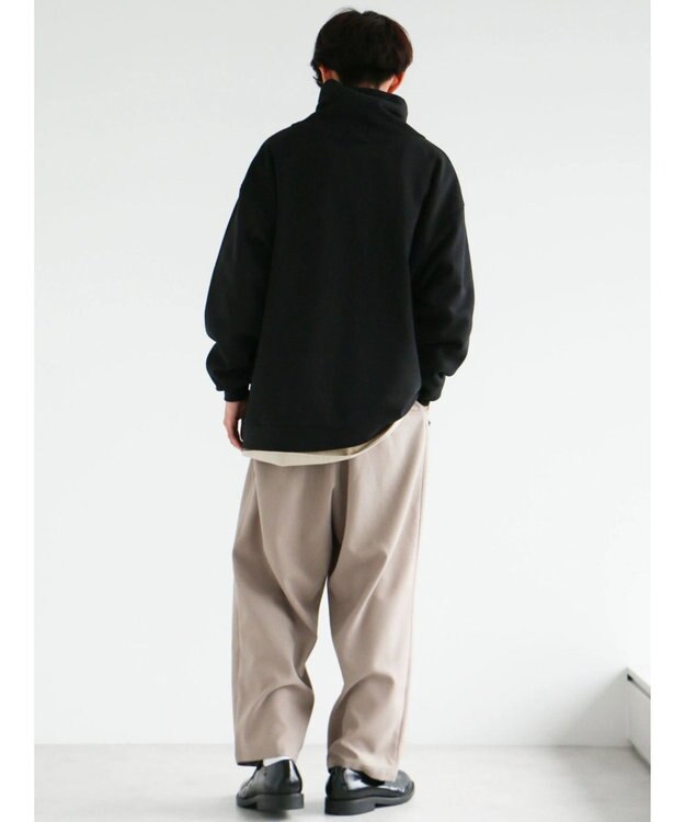 CRAFT STANDARD BOUTIQUE 【男女兼用】裏起毛タートルスウェット Black