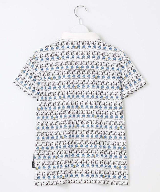 23区GOLF 【PEANUTS】【WOMEN】スヌーピーコラボ 総柄ポロシャツ ホワイト系5