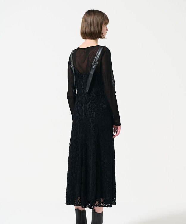 GRACE CONTINENTAL モールレースキャミワンピース ブラック