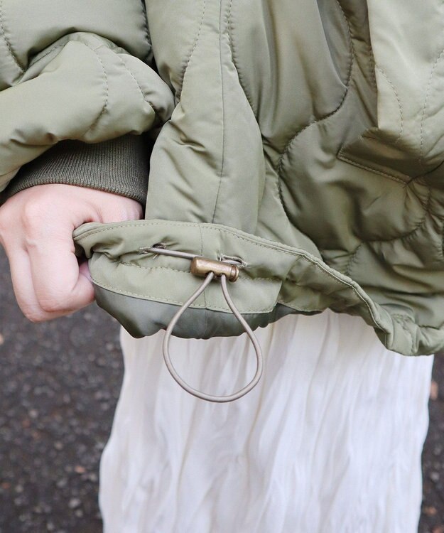 CRAFT STANDARD BOUTIQUE ボアキルト切替ブルゾン Khaki