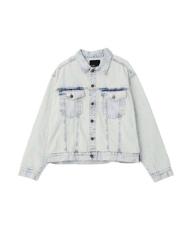 CRAFT STANDARD BOUTIQUE ハイブリーチケミカル加工デニムジャケット Light Indigo