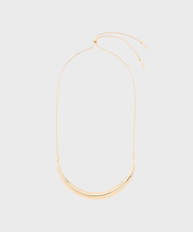 GRACE CONTINENTAL メタルカーブチョーカー ゴールド