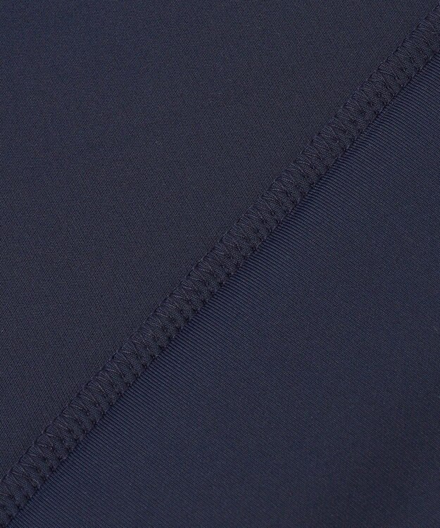 23区GOLF 【WOMEN】【吸水速乾・UVケア】袖ライン モックネックシャツ ネイビー系