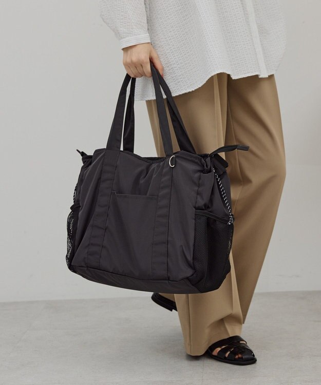 AMERICAN HOLIC 【2SET】多機能トートバッグ＜マザーズバッグ＞ Charcoal Gray