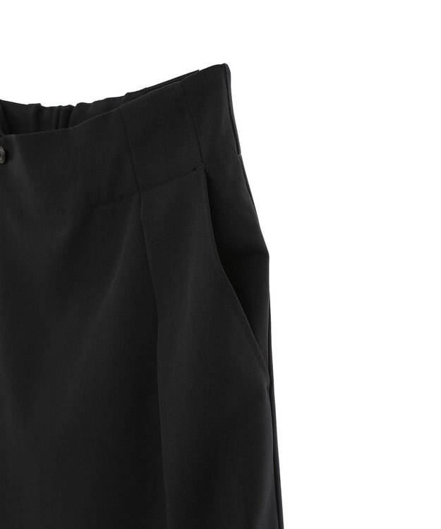 AMERICAN HOLIC タック　ラップワイドパンツ Black