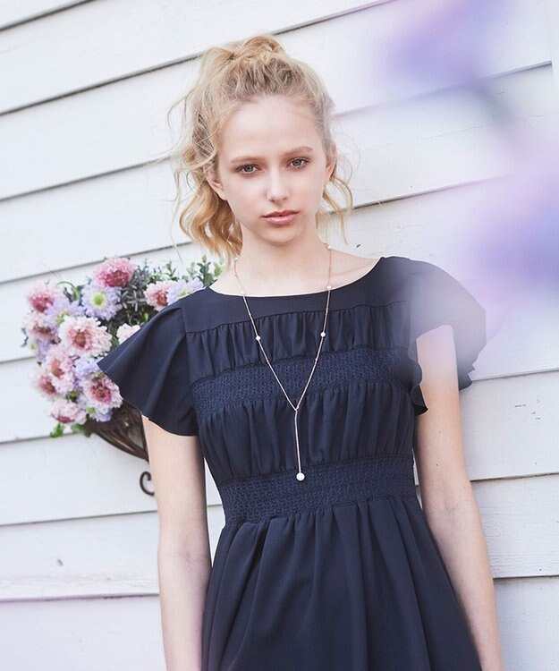 TOCCA PEARL WALTZ LARIAT NECKLACE ネックレス ゴールド系