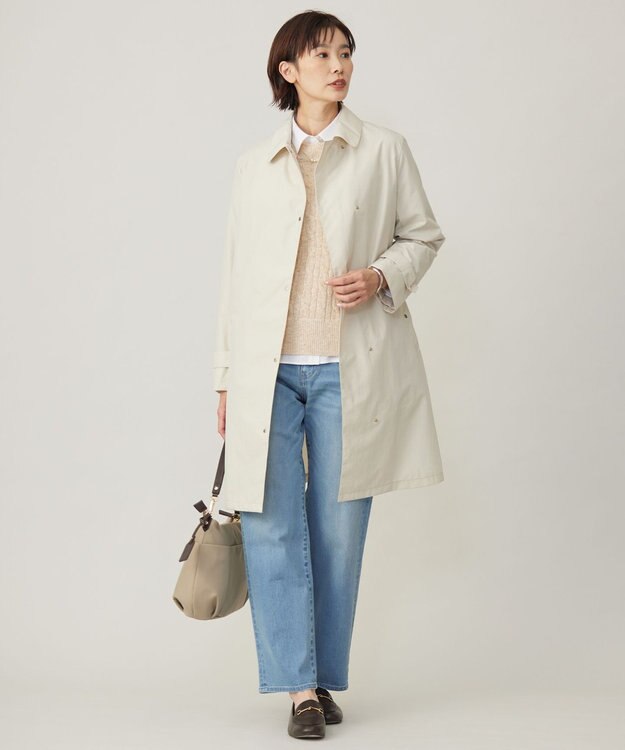 J.PRESS LADIES ショートパール ネックレス ゴールド系