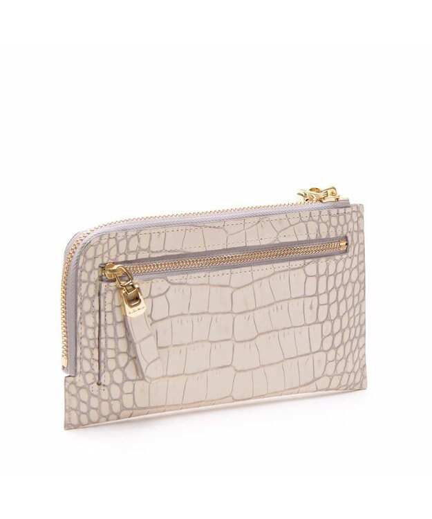 A.D.M.J. 【牛革】クロコ型押しオーガナイザーパース アボイオ