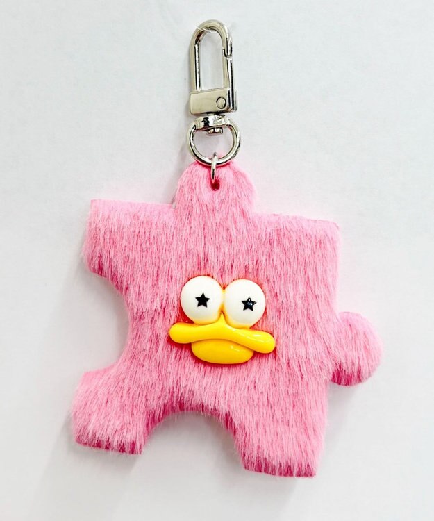 WEGO マブダチ☆パズルモンスターぬいぐるみキーホルダー ピンク