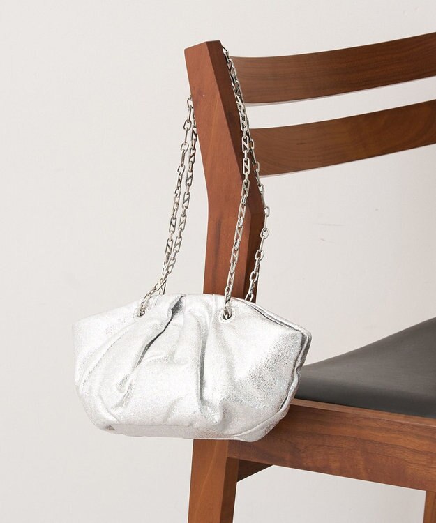 YECCA VECCA 【LE VERNIS】Momo mini bag Silver