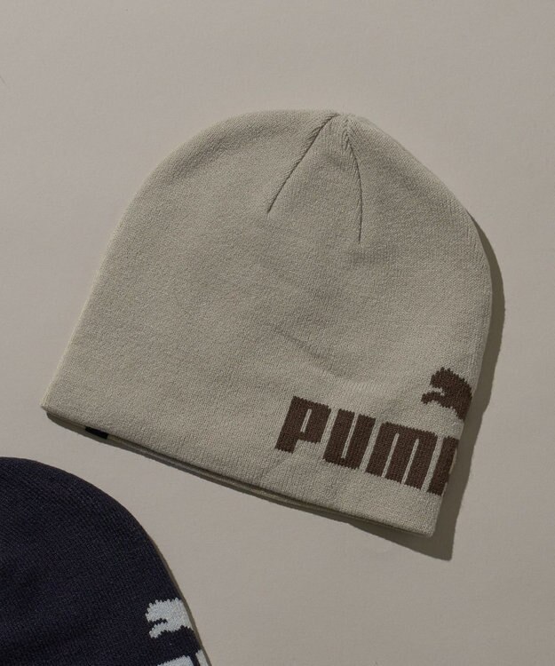 WEGO 【ユニセックス着用ITEM】PUMA　ESSENTIALS　カフレス　ビーニー ライトグレー