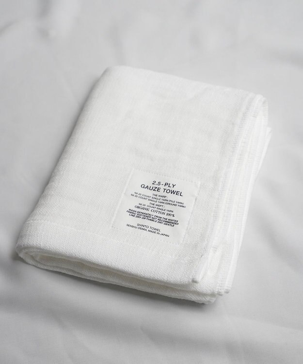 SHINTO TOWEL 【2.5-PLY GAUZE】 タオルマフラー　ホワイト White