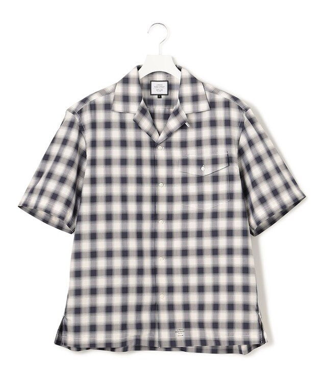 J.PRESS YORK STREET 【UNISEX】ツイルチェック シャツ パープル系3