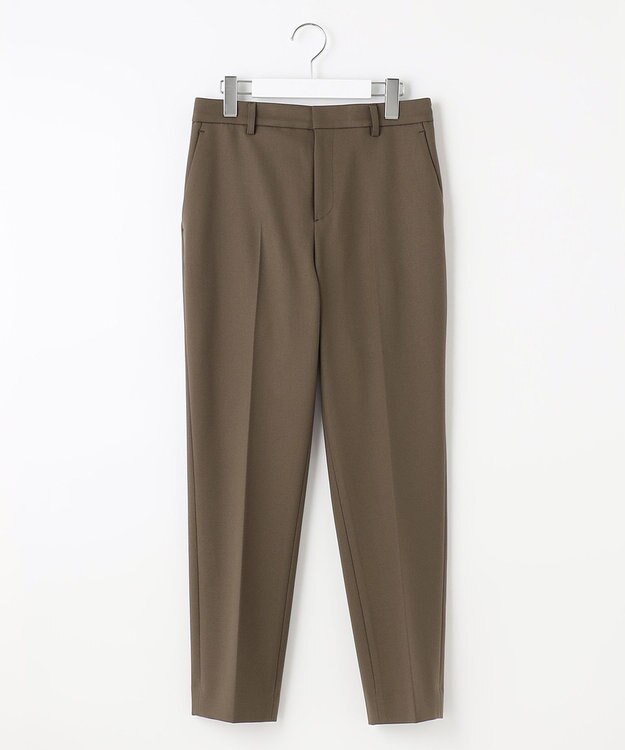 自由区 【吸湿発熱・Sサイズ有】ソフトウォーム テーパードパンツ カーキ系