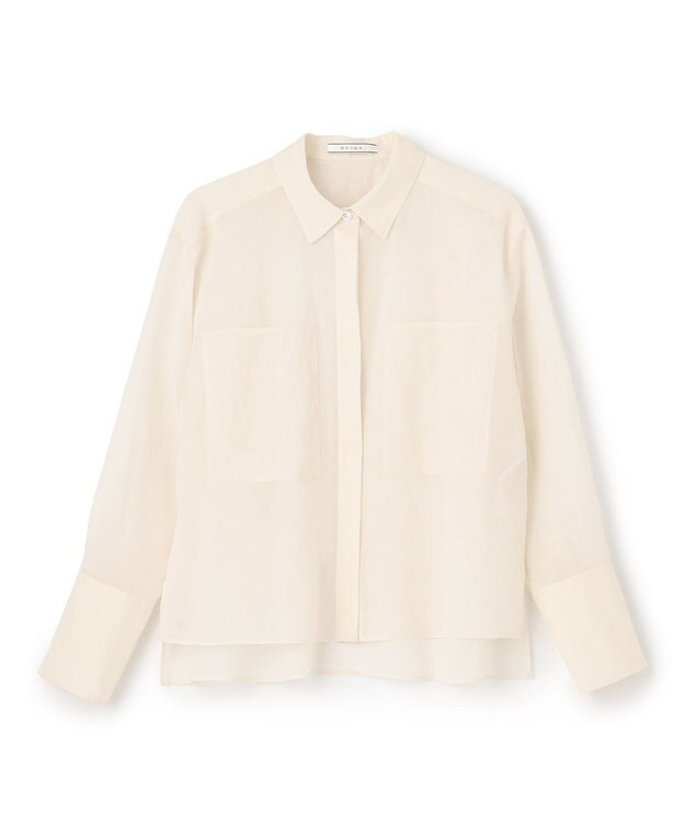 BEIGE， MAPLE / ボクシーブラウス Ecru