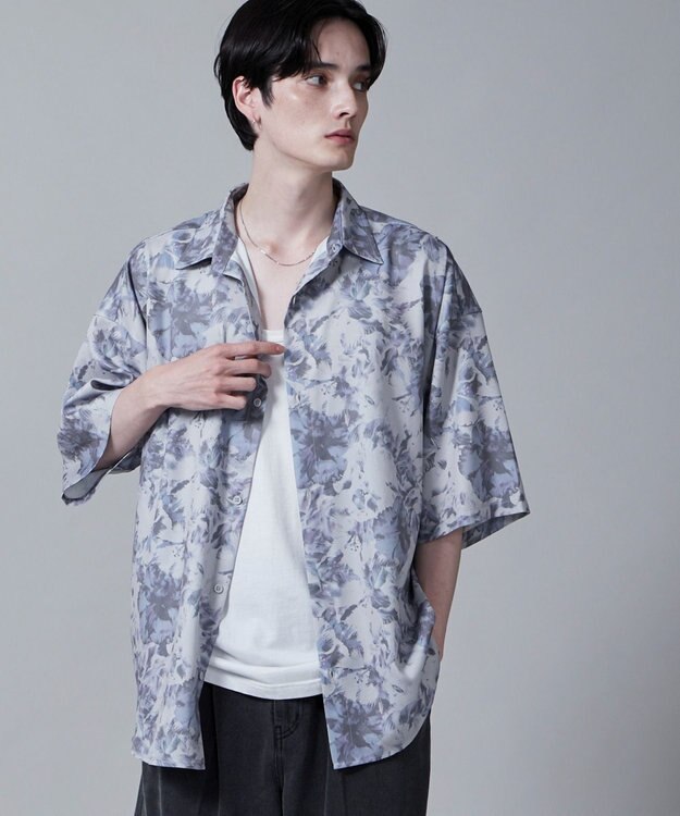 WEGO アムンゼンパターンBIGシャツ（S） 柄4