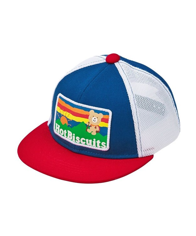 MIKI HOUSE HOT BISCUITS 【46-54cm】 メッシュキャップ（帽子） 青