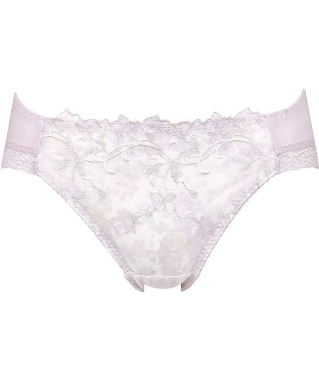 Wing ショーツ　【エアリーソフトブラ】　身生地部オーガニックコットン混　KB2202とペア　はきこみ丈あさめ　ウイング／ワコール　KF2852 パープル