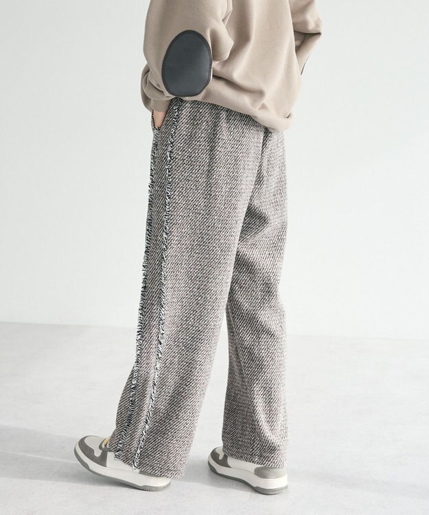 CRAFT STANDARD BOUTIQUE ツイードストレートパンツ Mocha