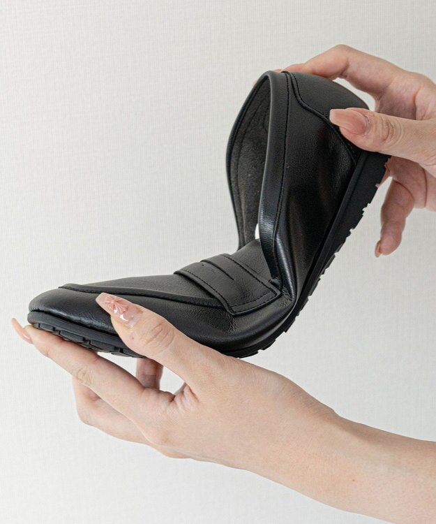 Bridget Birkin ＜3E＞【Bridget Birkin Walk】エフォートレスベルトローファー ブラック