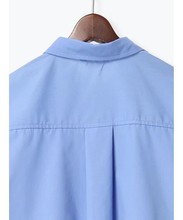 Te chichi フロントフリルシャツ ブルー