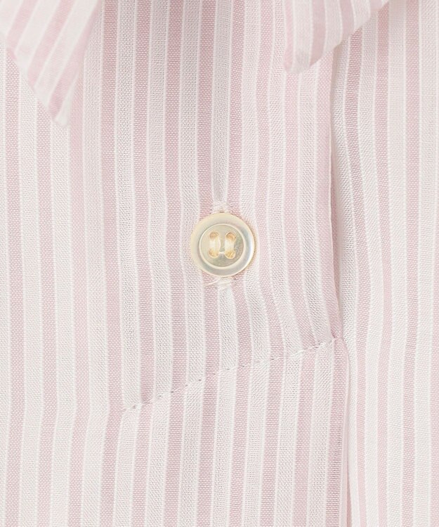 J.PRESS LADIES カチオンストライプ ボウタイ カットソー ピンク系1