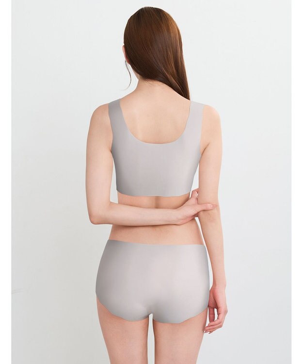 WACOAL 【GOCOCi ゴコチ】 ショーツ はきこみ丈あさめ まるでつけていないようなはきごこち フラット仕上げ CGG535とペア PGG135 /ワコール グレー