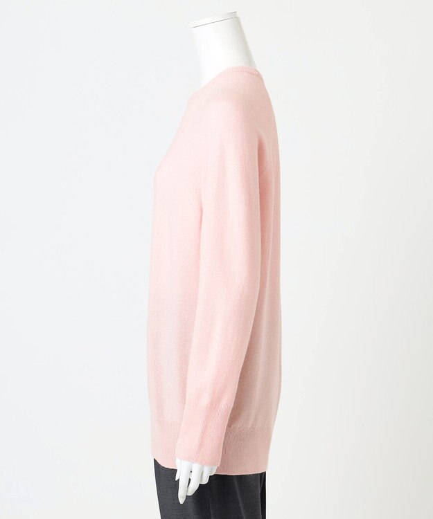 23区 S 【R(アール)】ウールカシミヤ ラグランスリーブ ニット ピンク系