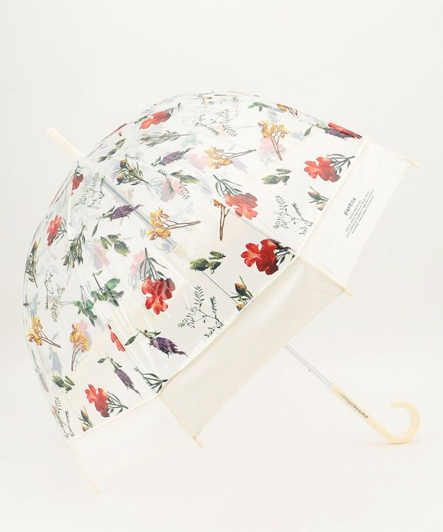 ANY SIS 【WEB限定】Plantica×Wpc.コラボ フラワー 長傘 ホワイト系