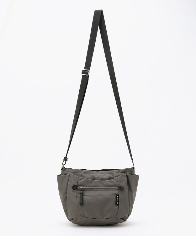 LA BAGAGERIE 【MONICA】ラウンドショルダーバッグ ダークグレー