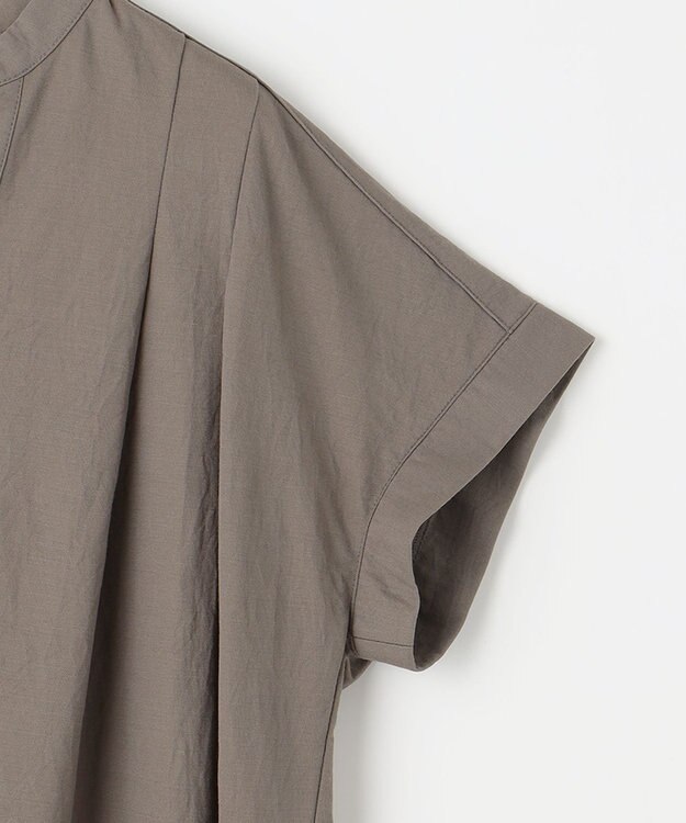ANY 【洗濯機可能/ストレッチ】ナチュラルワッシャーワンピース ライトモカ