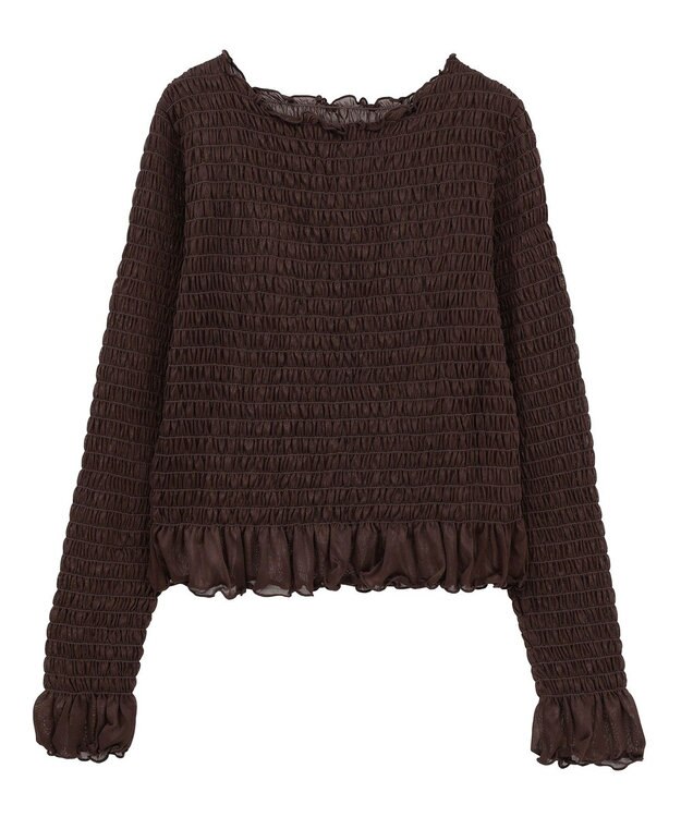 earth music&ecology シャーリングメロープルオーバー Brown