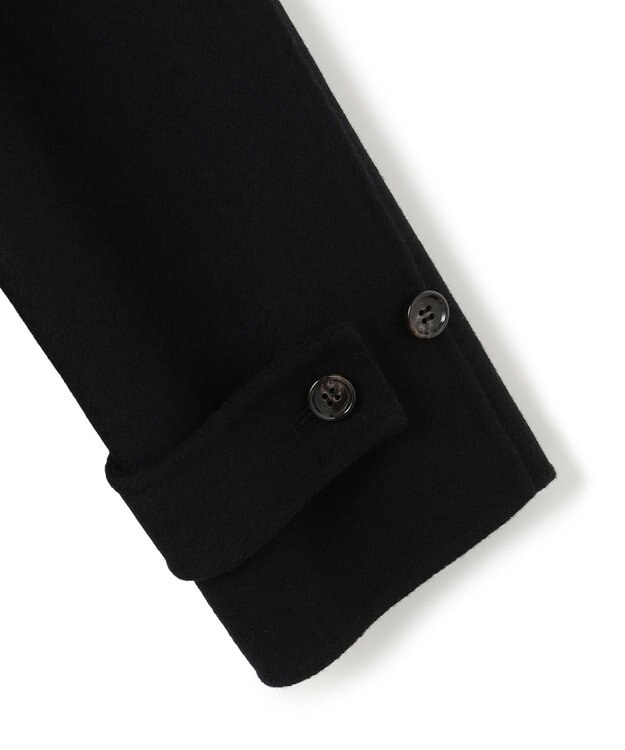 23区 S 【滝沢眞規子さん着用/VERY掲載】MANTECOPureリバー フード ロングコート ブラック系