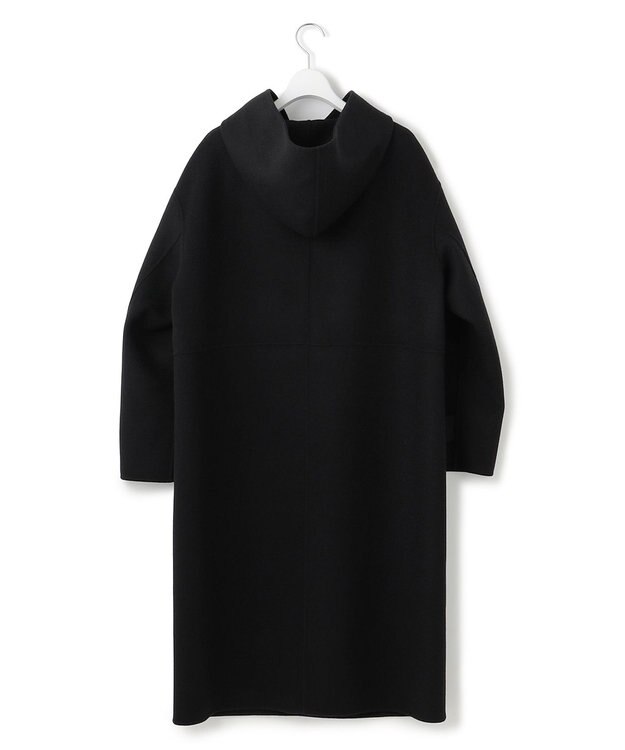 23区 S 【滝沢眞規子さん着用/VERY掲載】MANTECOPureリバー フード ロングコート ブラック系