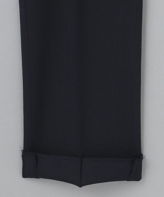 GOTAIRIKU ウォッシャブル ウール トラウザーズ ネイビー系