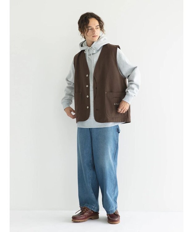 CRAFT STANDARD BOUTIQUE 【リサイクル】ヘビーツイルワークベスト Brown