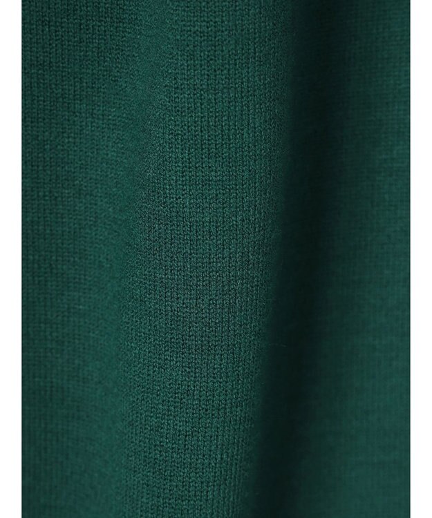 Green Parks もちやわ　ボートネックニットチュニック Green