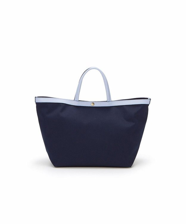 TOPKAPI 【Breath TOPKAPI】NORM ノーム リサイクル ポリエステル シュリンクレザー コンビ A4 トート バッグ ブルー