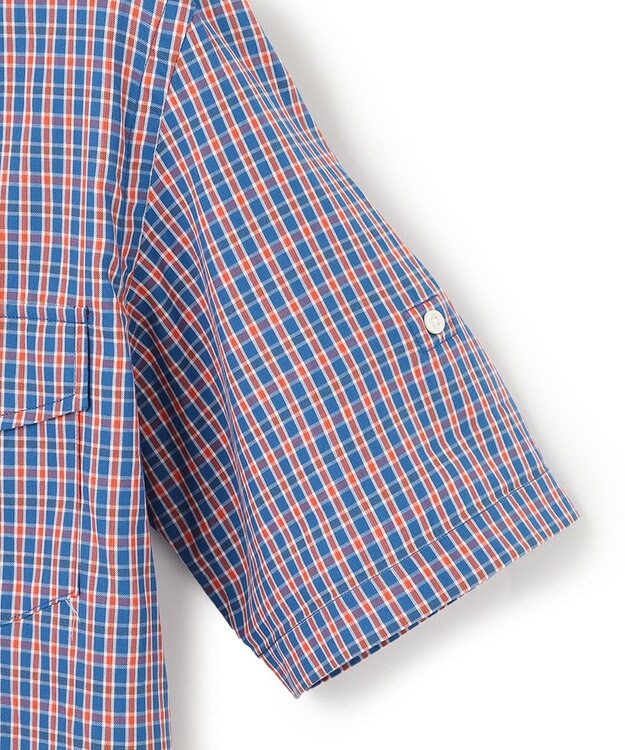 J.PRESS MEN オーガニックコットンダブルチューブマルチチェック シャツ ブルー系3
