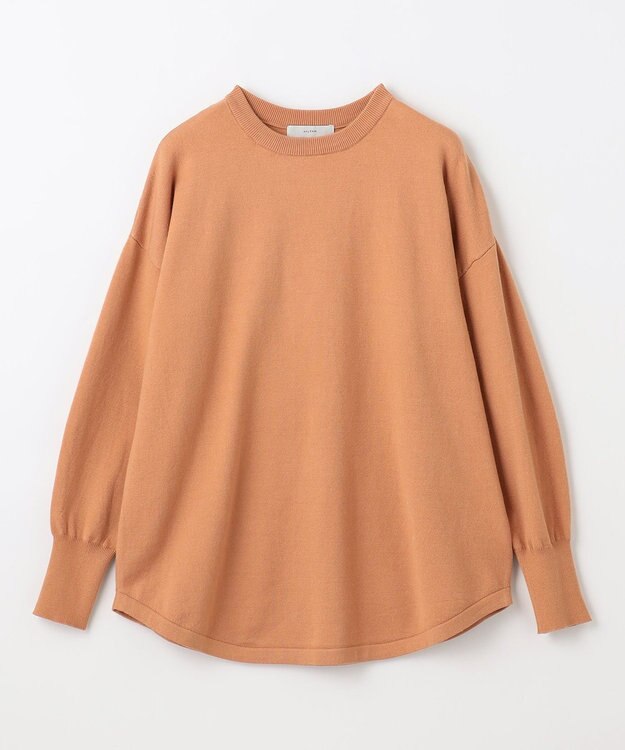 ANY 【6色展開】ソフトタッチニットプルオーバー オレンジ