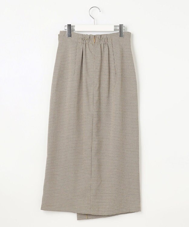 Feroux 【洗える】バックルデザイン タイトスカート ベージュ系2