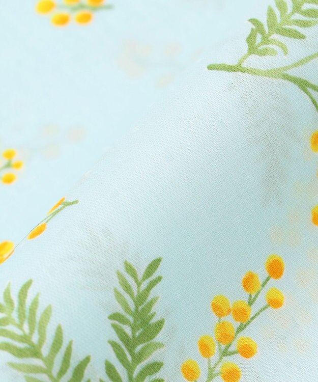 TOCCA HAPPY YELLOW FLOWER HANDKERCHIEF ハンカチ スカイブルー系