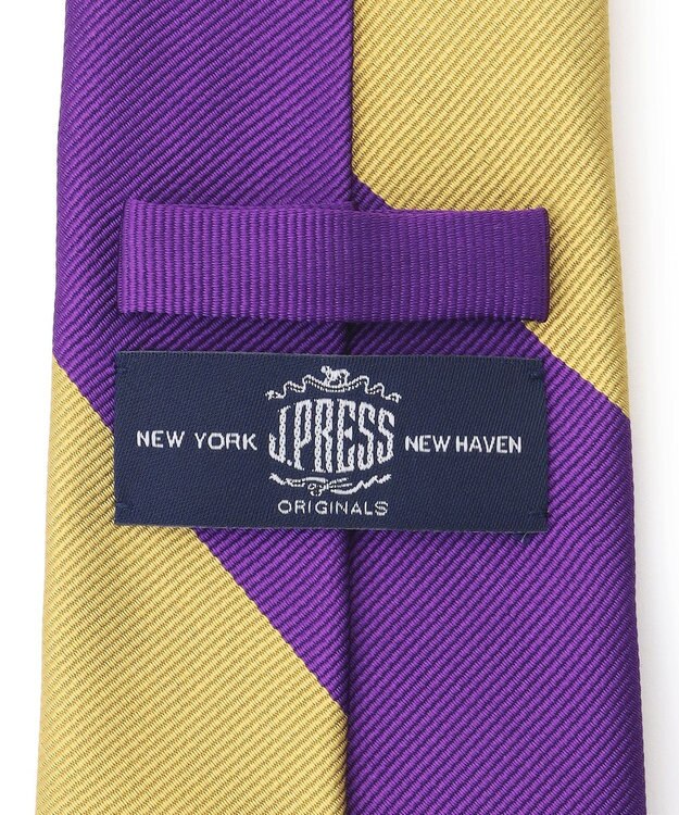J.PRESS MEN 【J.PRESS ORIGINALS】Silk Rep Regimental Tie / Japan Made パープル系1