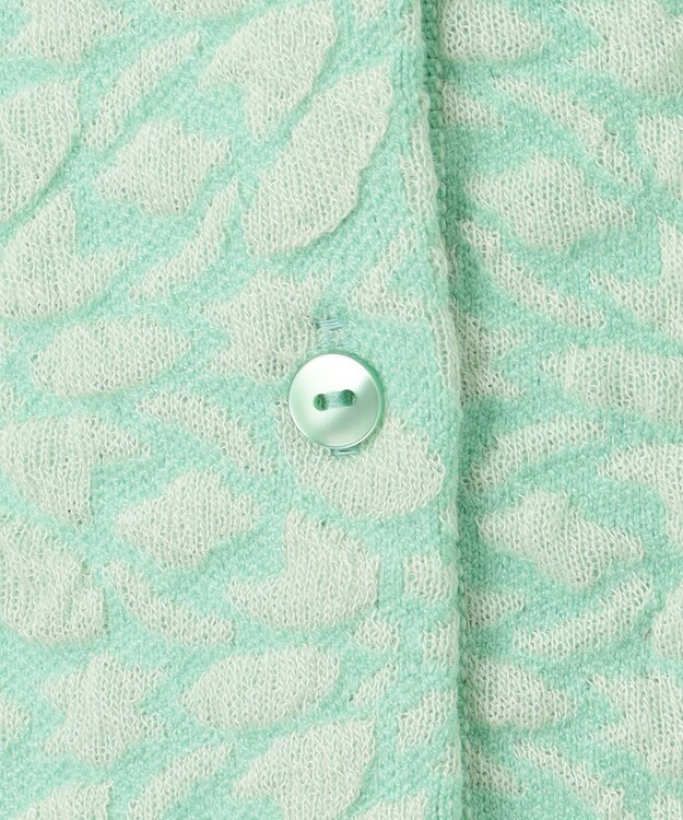 TOCCA 【洗える】FLUFF FLOWERS カーディガン ペールグリーン系