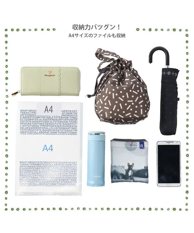 ROOTOTE 1326【A4ファイル収納】LT.アーキャトル.スーリール-A 01：ブラック