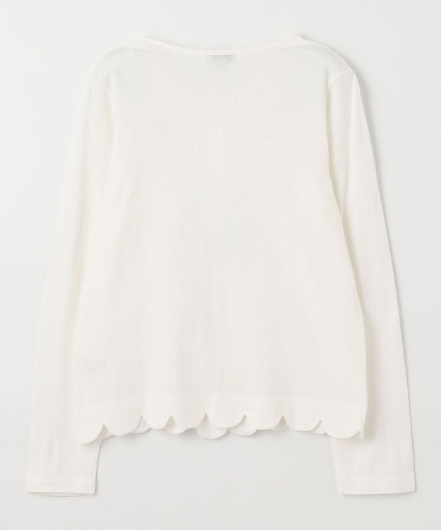 ANY KIDS 接触冷感 UVケア カーディガン エクリュ