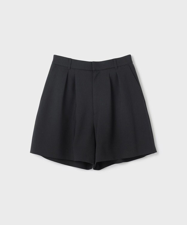 GRACE CONTINENTAL リネンライクショートパンツ ブラック