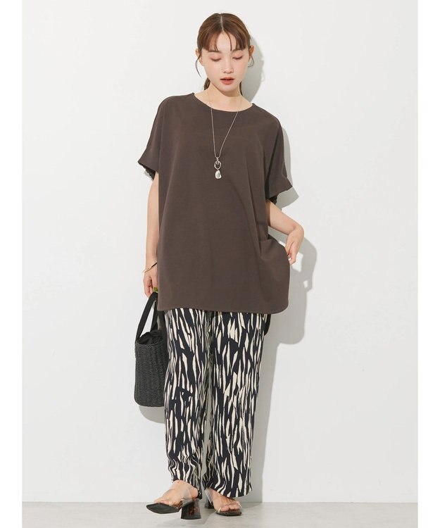 AMERICAN HOLIC フォトプリントカットチュニック Brown